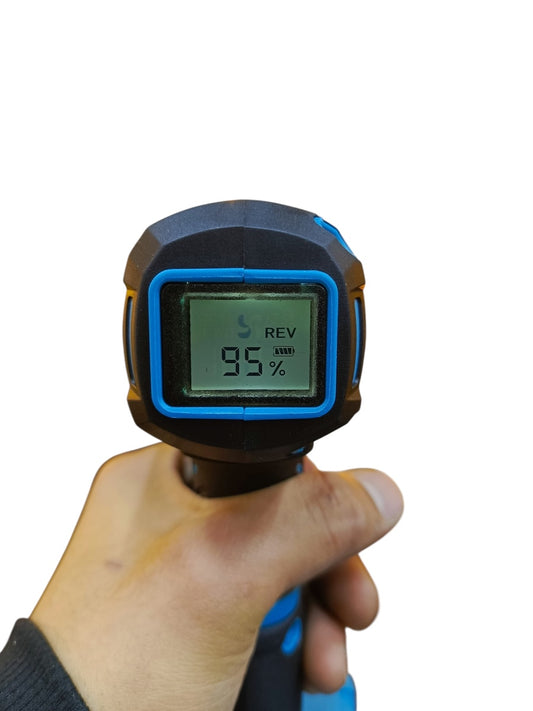 Percutor Taladro Ta36lcm 36V PROWER full batería pantalla LCD grande