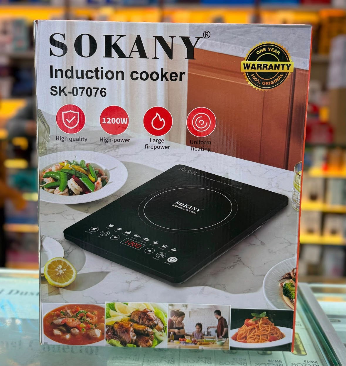 🍲 *ESTUFA DE INDUCCIÓN SOKANY