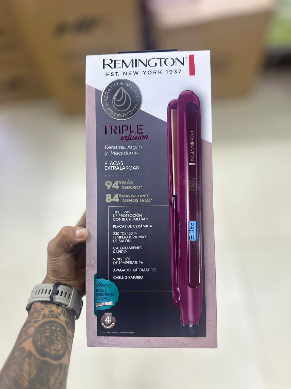 PLANCHA REMINGTON TRIPLE INFUSION