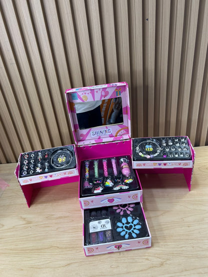 SET MAQUILLAJE + JOYERÍA 3 EN 1 ✨
