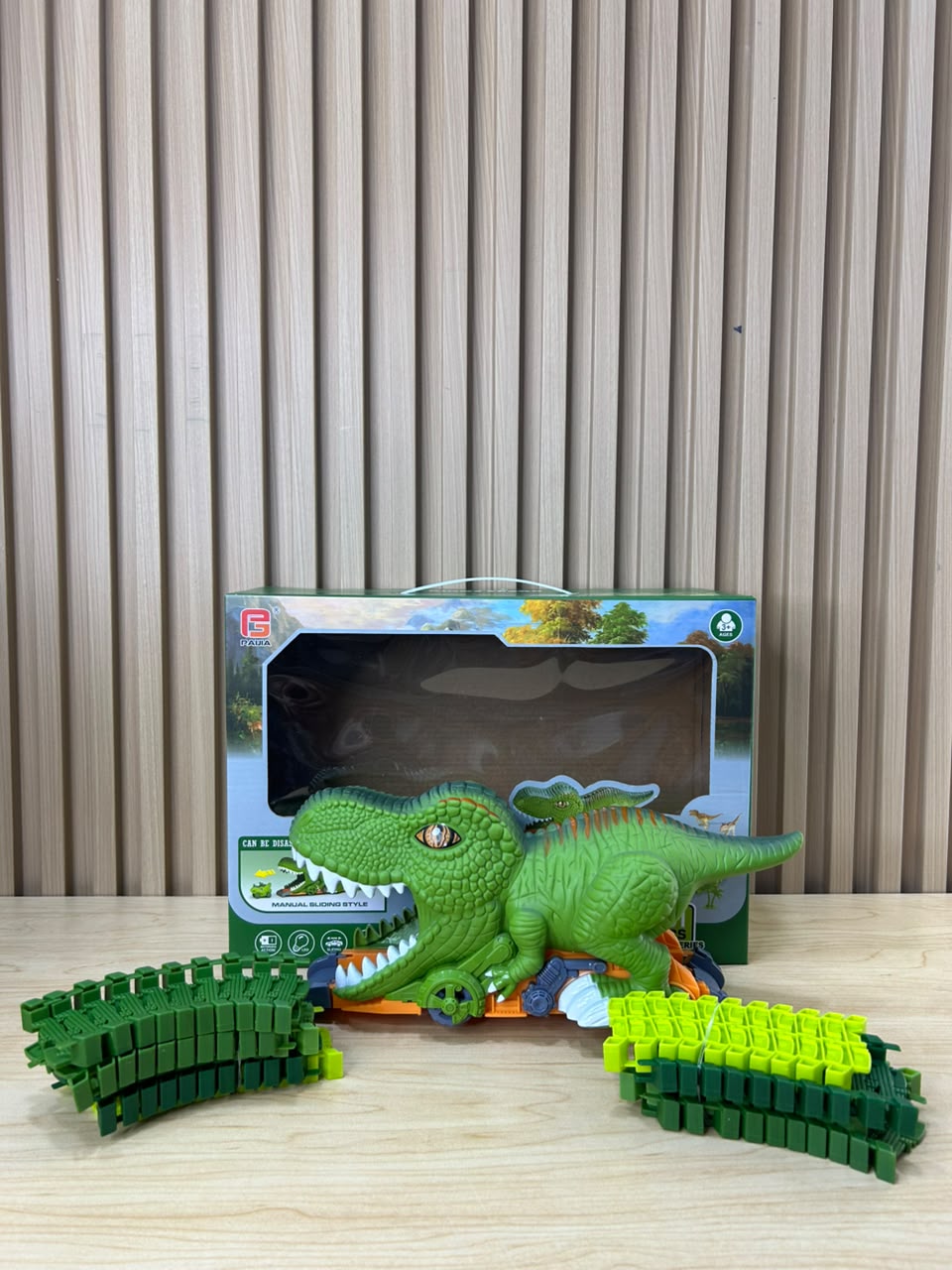 ¡PISTA DINOSAURIO 101 PCS! 🏎️🦖