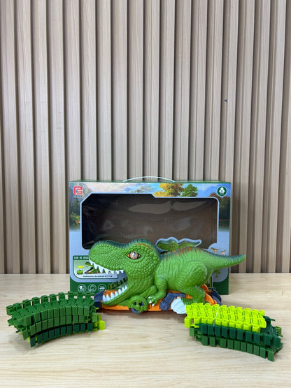 ¡PISTA DINOSAURIO 101 PCS! 🏎️🦖