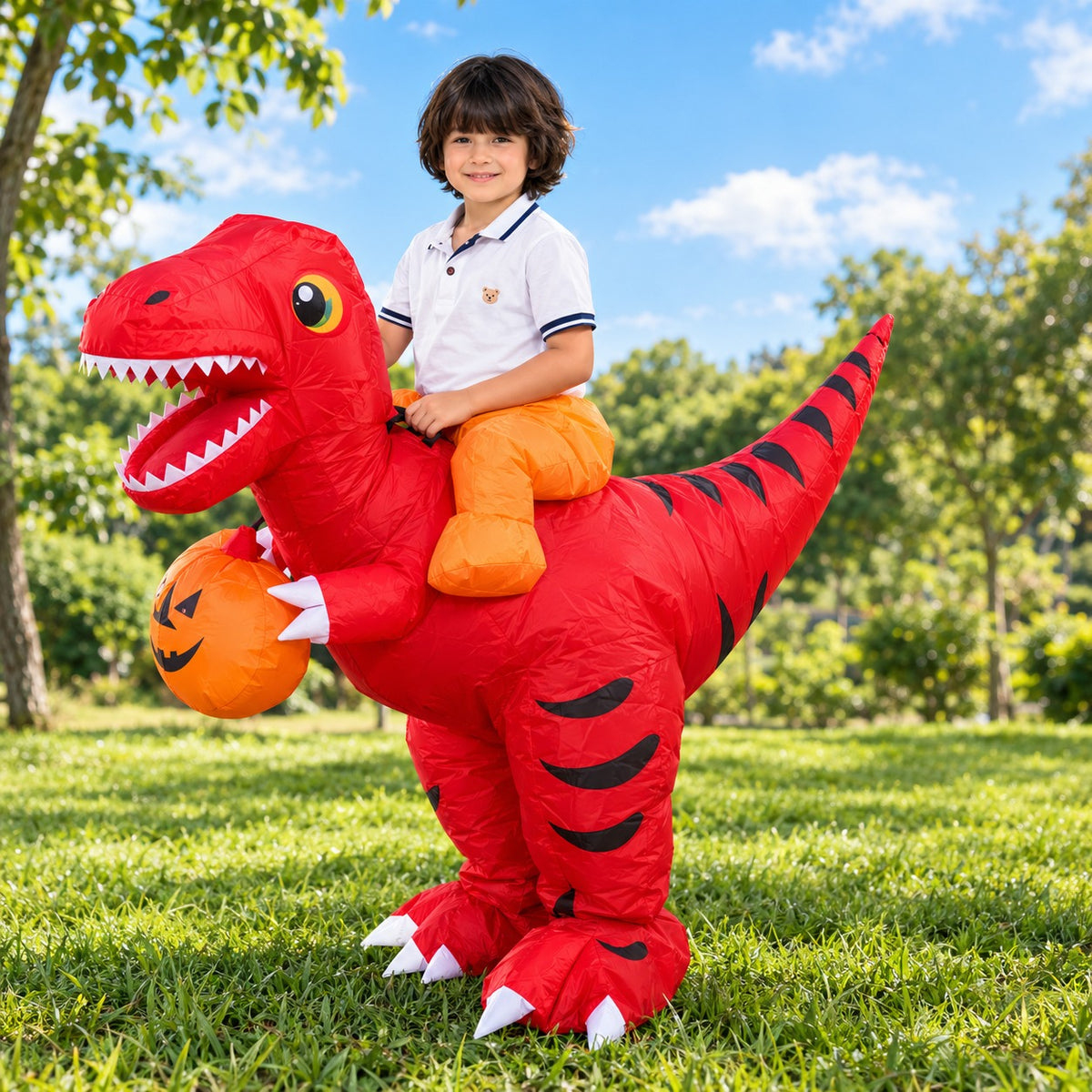 DISFRACES DE DINOSAURIO PARA HALLOWEEN 🦖🎃