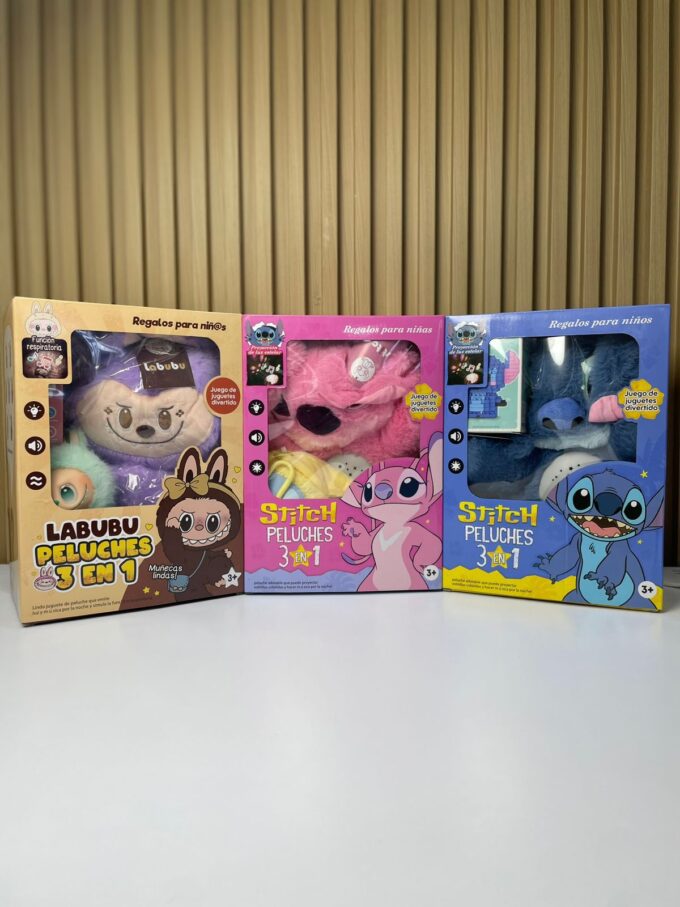 Stitch Peluche 3 en 1