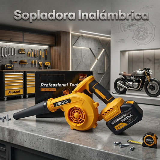 💨 SOPLADORA Y ASPIRADORA INALÁMBRICA 128V