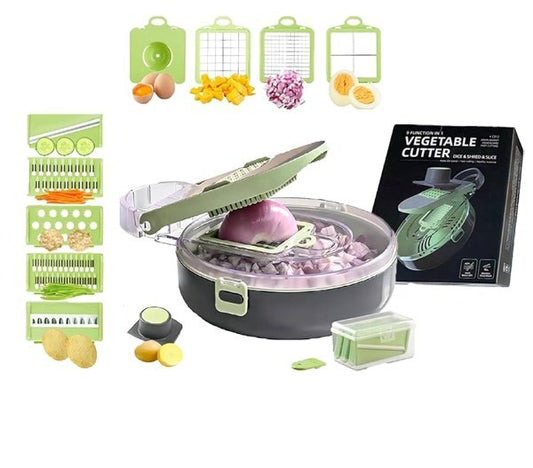 Picador de verduras manual 9 en 1