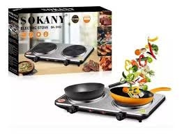 Estufa 2 puestos Sokany
