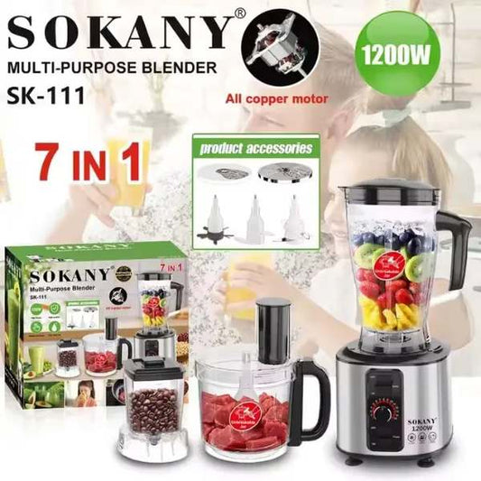 Licuadora 7 en 1 15 Velocidades Sokany