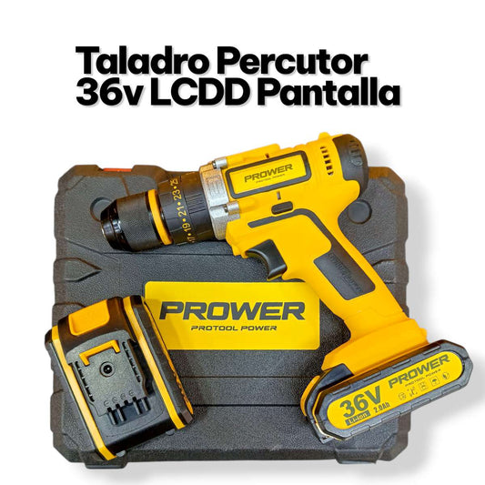 Taladro Ta36lcdd PROWER 36V pantalla LCD