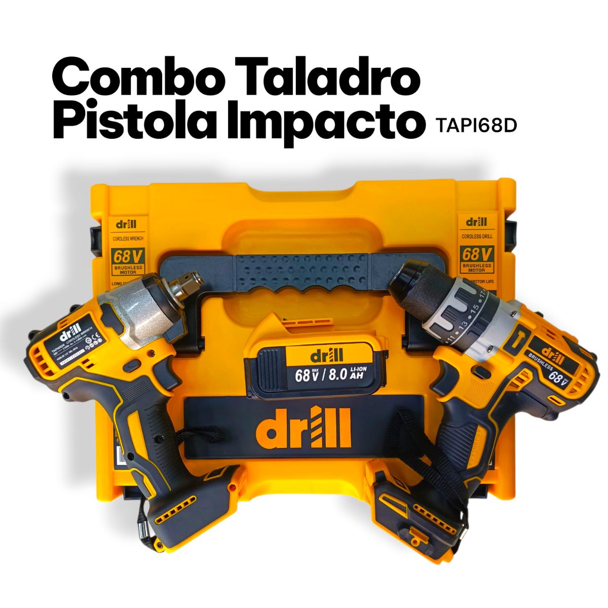 COMBO TALADRO PISTOLA IMPACTO DRILL