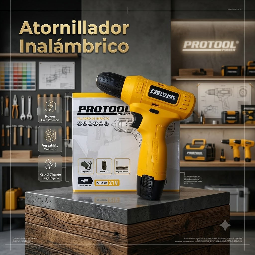 🔧 TALADRO ATORNILLADOR 21V