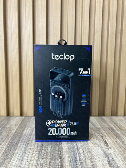 POWER BANK 7 EN 1 – 20.000 mAh ⚡🔋