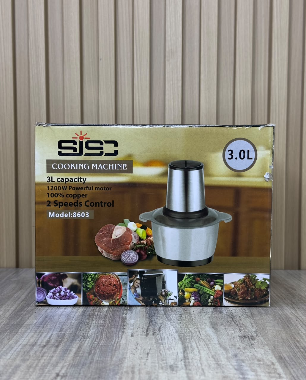 🥩🥕 Picatodo eléctrico 3 litros