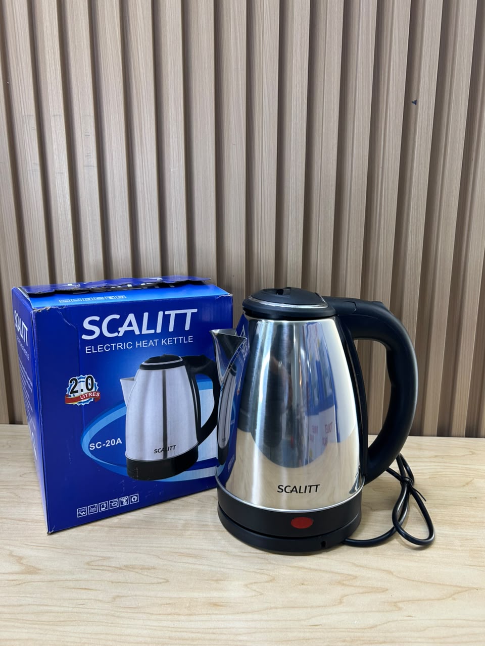 HERVIDOR ELÉCTRICO EN ACERO ☕✨