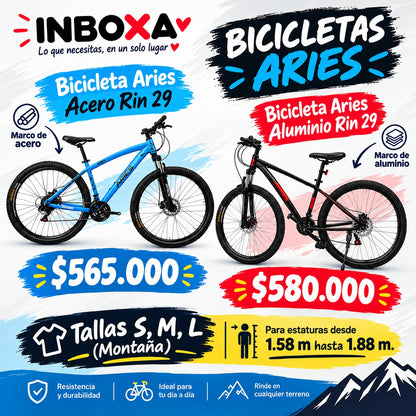 Bicicleta Aries Aluminio y Acero Rin 29