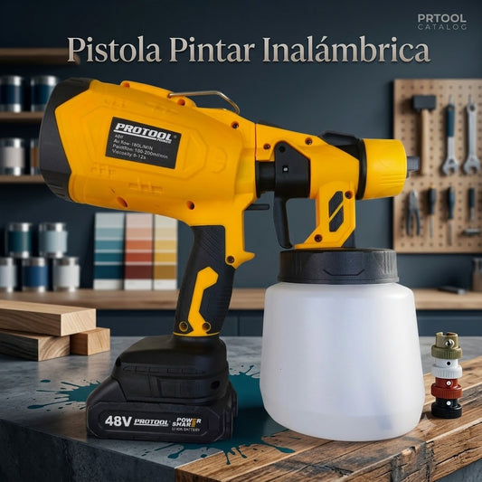 🎨 PISTOLA PARA PINTAR INALÁMBRICA 48V