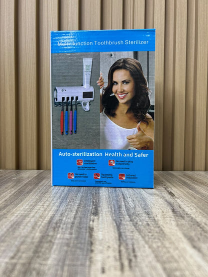 ESTERILIZADOR DE CEPILLOS + DISPENSADOR DE CREMA ✨🪥