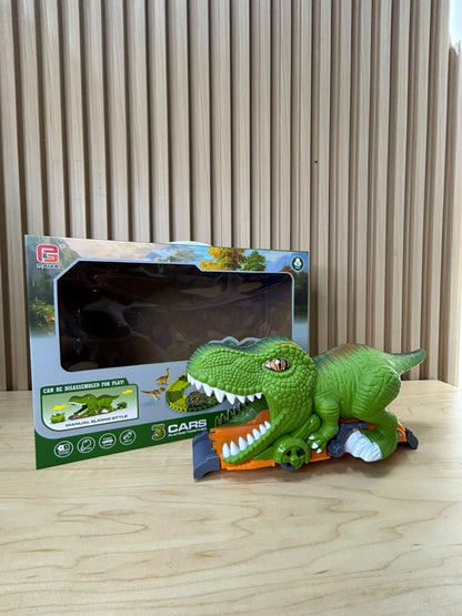 ¡PISTA DINOSAURIO 101 PCS! 🏎️🦖