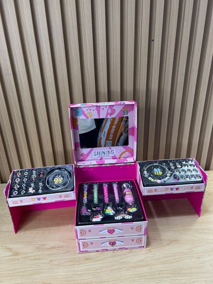 SET MAQUILLAJE + JOYERÍA 3 EN 1 ✨