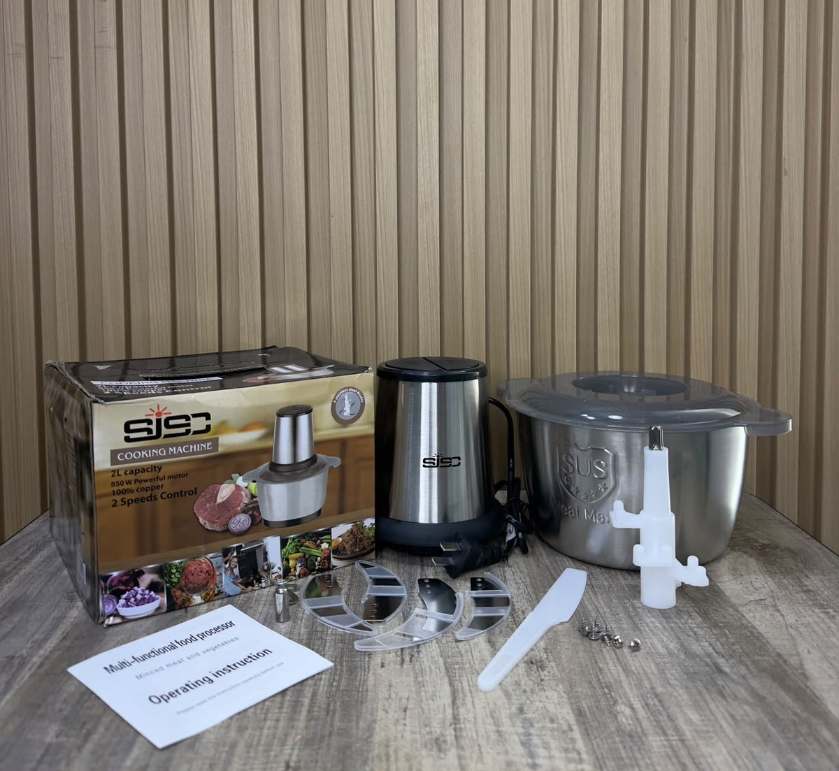 🥩🥕 Picatodo eléctrico 3 litros