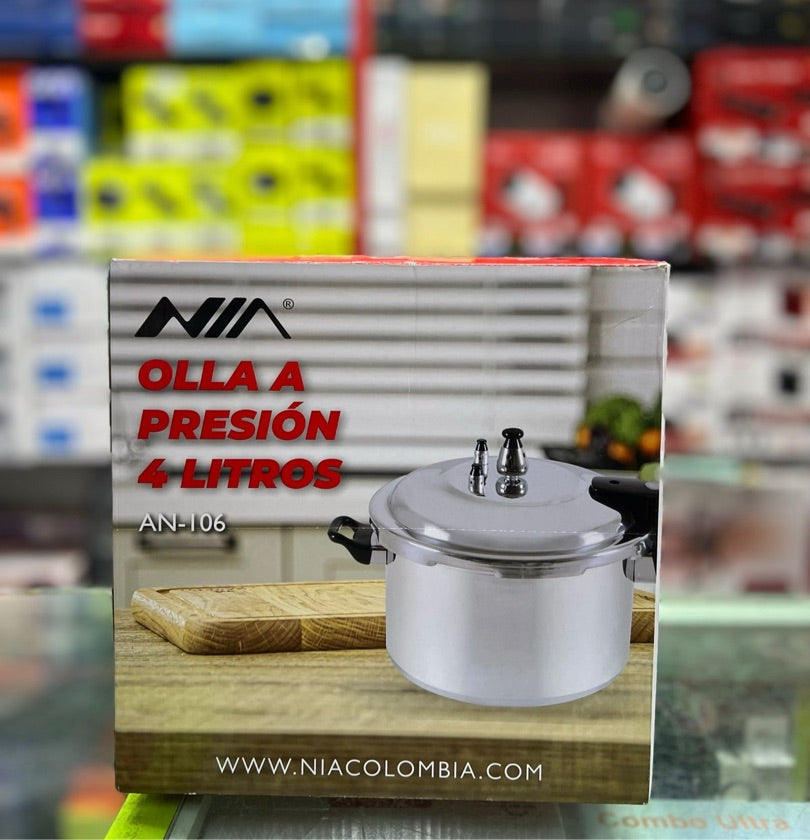 🍲 OLLA A PRESIÓN 4 LITROS
