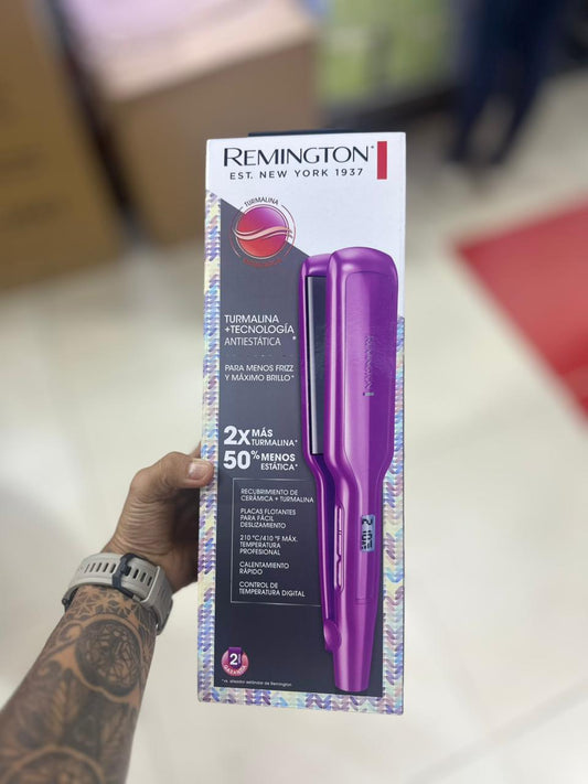 Plancha Remington con Turmalina + Tecnología Antiestática