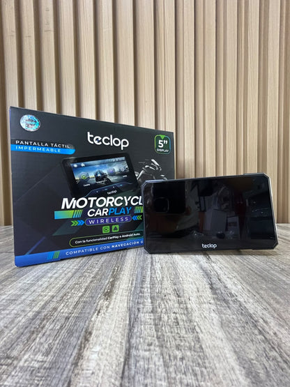 🏍️ Pantalla CarPlay para moto de 5”📱