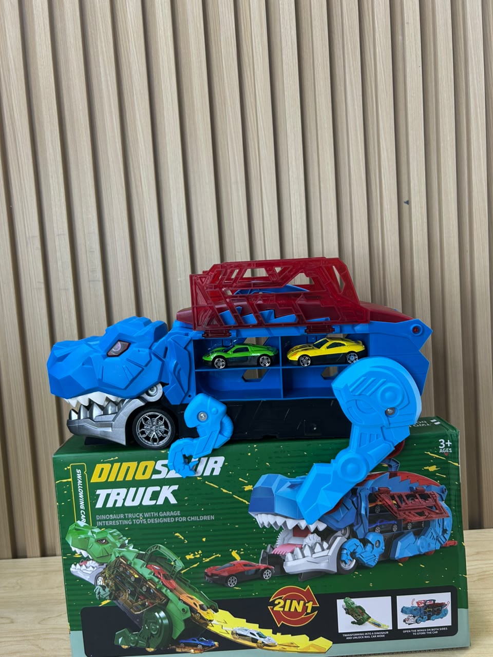 🚛 CAMIÓN DINOSAURIO 2 EN 1 🦖