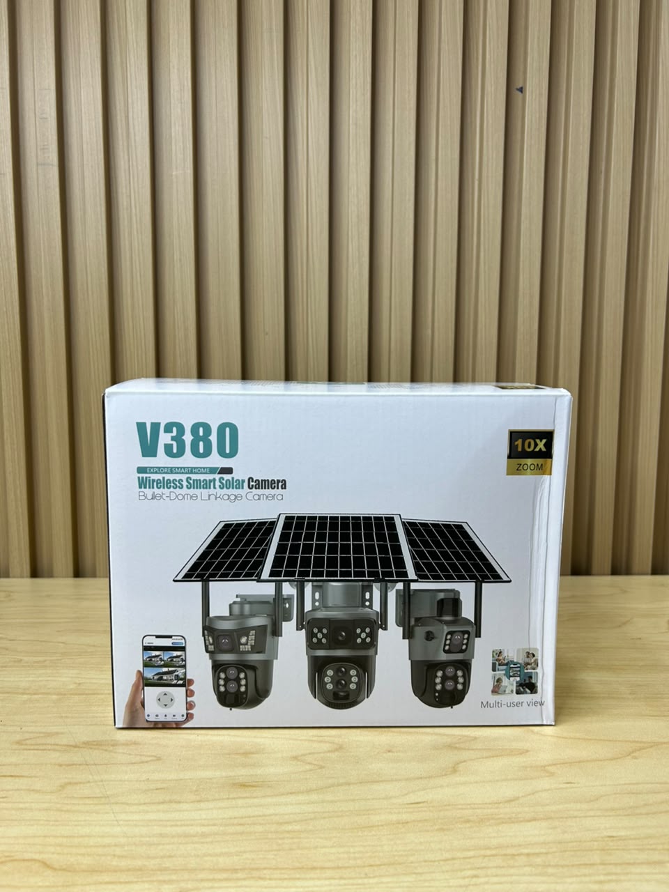 📹 CÁMARA EXTERIOR CON PANEL SOLAR