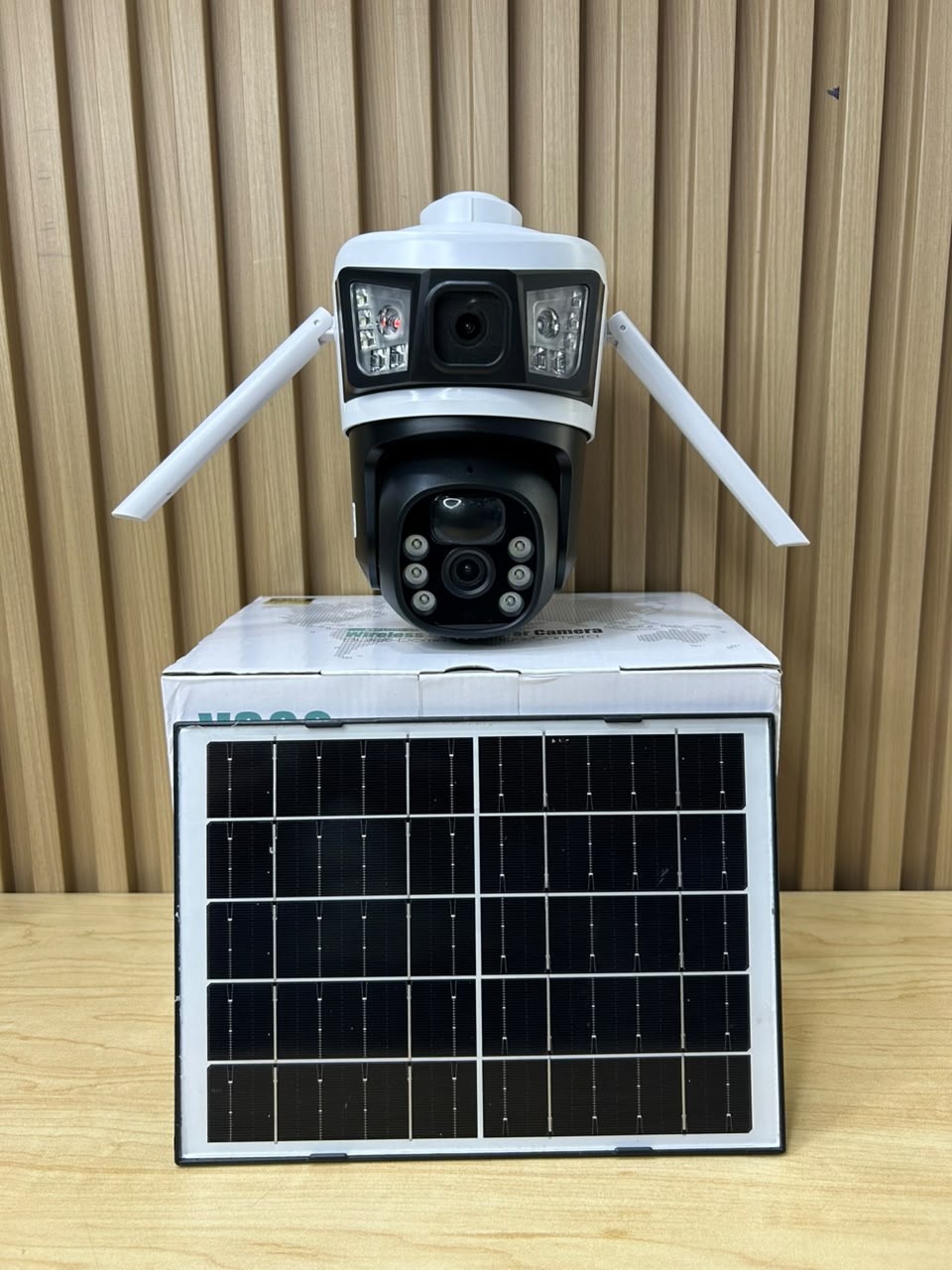 📹 CÁMARA EXTERIOR CON PANEL SOLAR