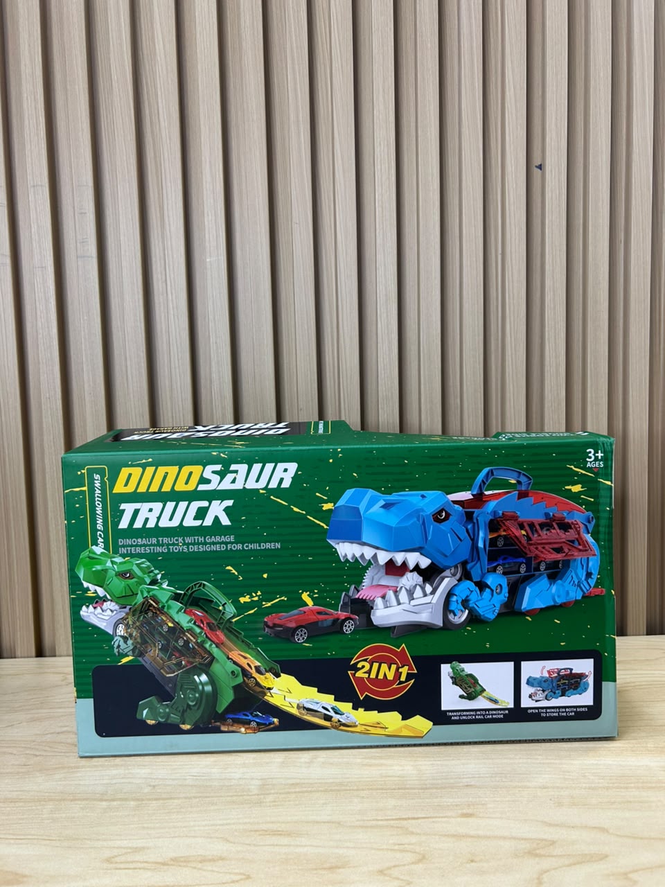 🚛 CAMIÓN DINOSAURIO 2 EN 1 🦖