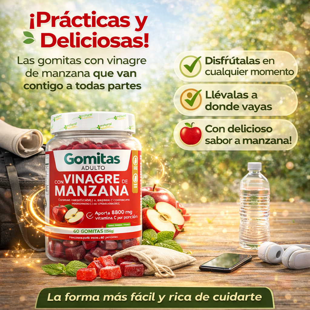 Gomitas de Vinagre de Manzana