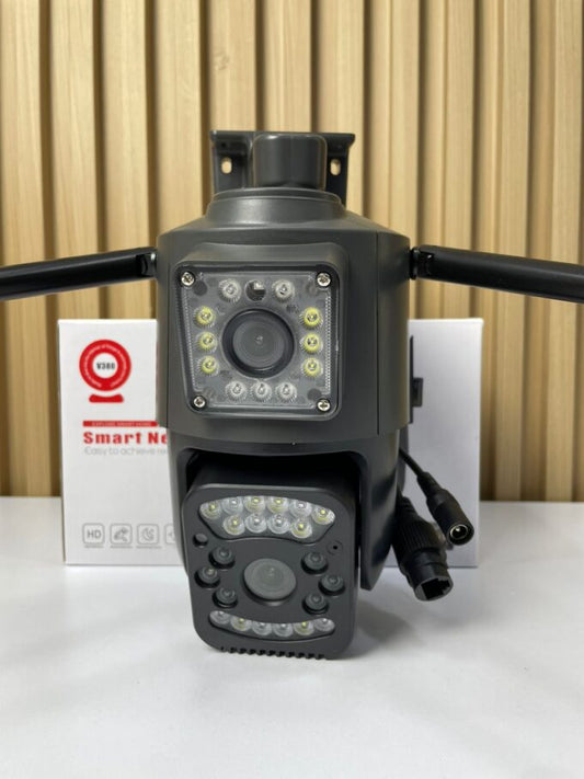 Camara Exterior Doble Lente PTZ 2 Antena V28
