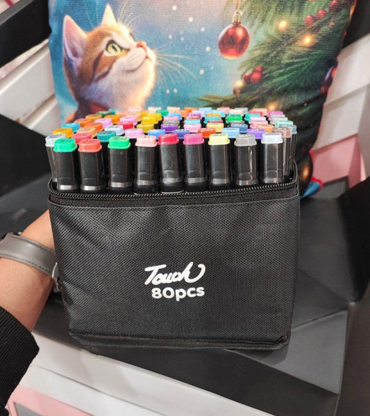 MARCADORES DOBLE PUNTA X80