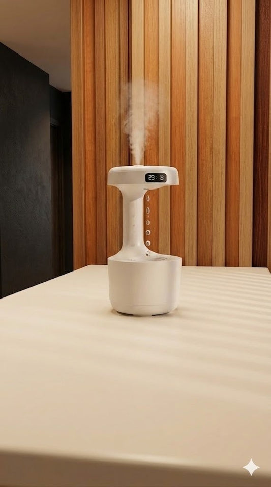 💧✨ *Humidificador Antigravedad con Reloj*