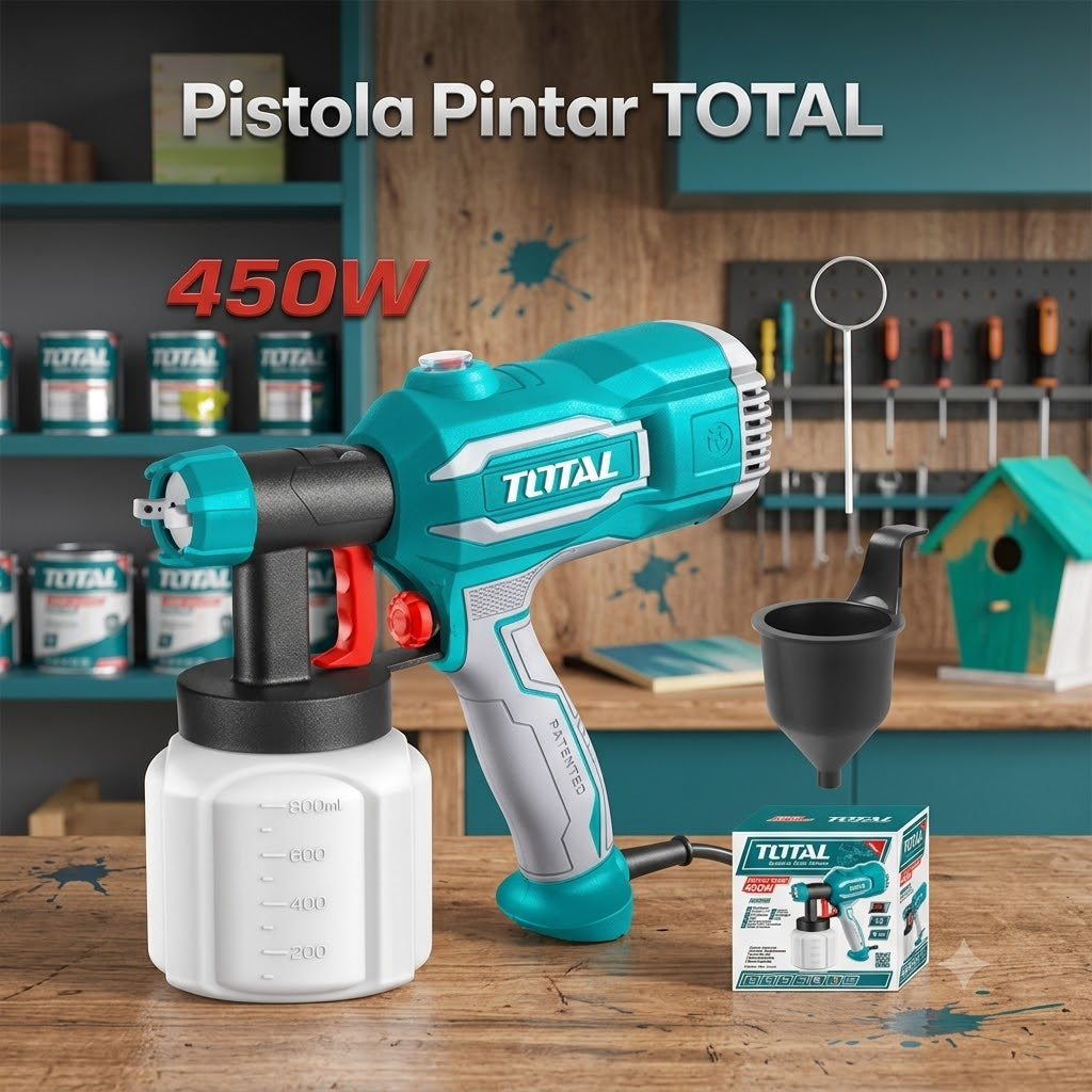 🎨 PISTOLA PARA PINTAR TOTAL 450W