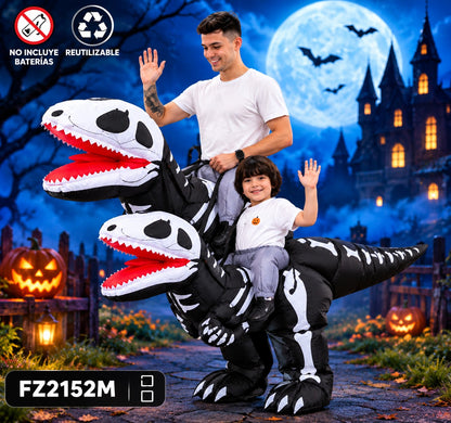 DISFRACES DE DINOSAURIO PARA HALLOWEEN 🦖🎃