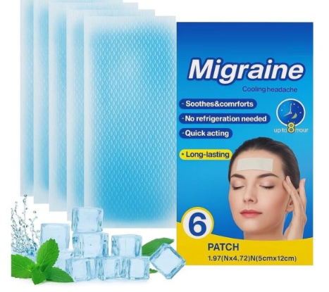 Parche refrescante dolor de cabeza y fiebre